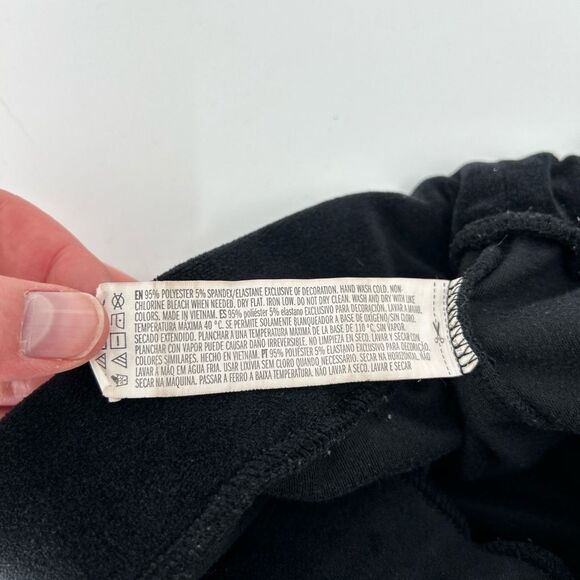 Women's Forever 21 x Barbie Velour Sweatpants Joggers Black White Small - Picture 5 of 8